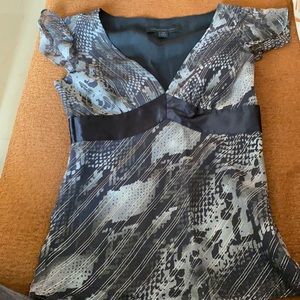 Black party wear top